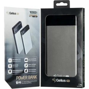 Портативний акумулятор Gelius Pro Edge (V2PD.QC) GP-PB10-006 10000mAh 2.1A Сірий