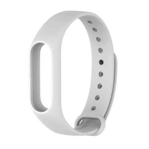 Ремінець силіконовий для фітнес-браслета Xiaomi Mi Band 2 Білий