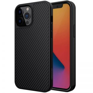 Чохол карбоновий Nillkin Synthetic Fiber для Apple iPhone 13 (6.1 ") Чорний
