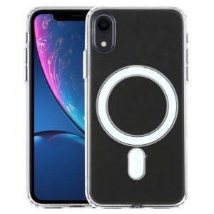 Чохол силіконовий MagSafe для Apple iPhone XR Прозорий