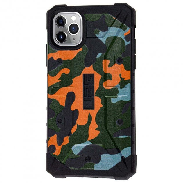 Чохол ударостійкий UAG Pathfinder камуфляж для Apple iPhone 12 Pro Max (6.7") (Помаранчевий)