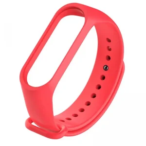 Ремінець силіконовий для фітнес-браслета Xiaomi Mi Band 3/4 Raspberry