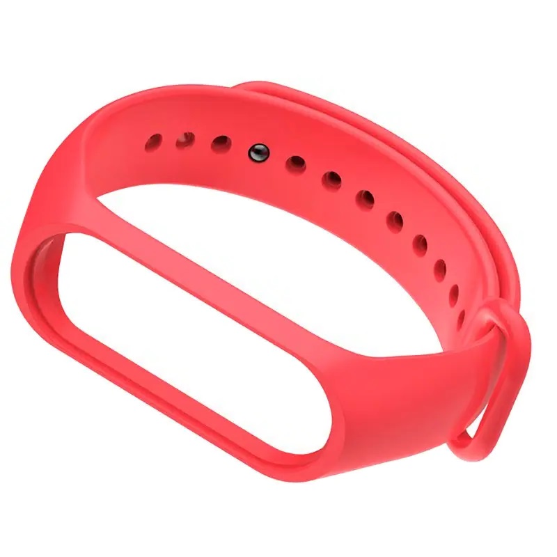 Ремінець силіконовий для фітнес-браслета Xiaomi Mi Band 3/4 Raspberry - Зображення 2