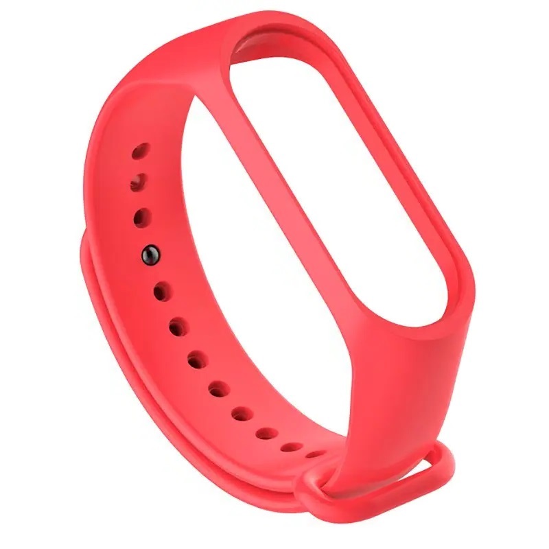 Ремінець силіконовий для фітнес-браслета Xiaomi Mi Band 3/4 Raspberry - Зображення 3