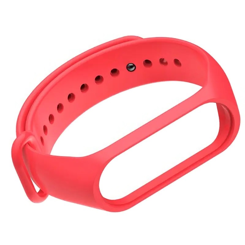 Ремінець силіконовий для фітнес-браслета Xiaomi Mi Band 3/4 Raspberry - Зображення 4