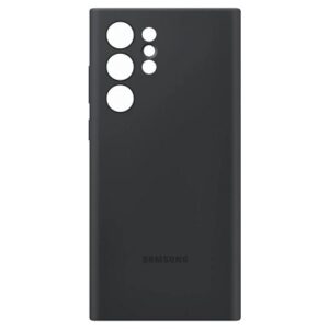 Чохол Original Silicone для Samsung S22 Ultra Чорний