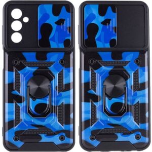 Чохол ударостійкий Camshield Serge Ring для Samsung Galaxy M23 5G/M13 (Синій / Army Blue)