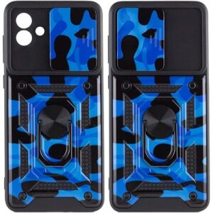 Чохол ударостійкий Camshield Serge Ring для Samsung Galaxy A04 (A045)/M13 5G (Синій / Army Blue)