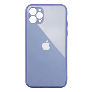 Чохол скляний для Apple iPhone 12 Pro (Cірий/ Lavander grey)