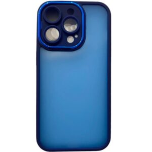 Чохол MATTE GUARD Camera для Apple iPhone 13/14 Темно-синій