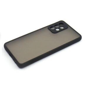 Чохол матовий силікон + бампер для Samsung A32 (A325) Чорний/Ring