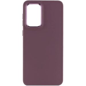 Чохол TPU Bonbon Metal Style для Samsung Galaxy A23 4G (Бордовий / Plum)