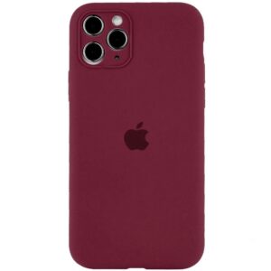 Чохол оригінальний для iPhone 12 Pro Full Camera (Бордовый / Plum)