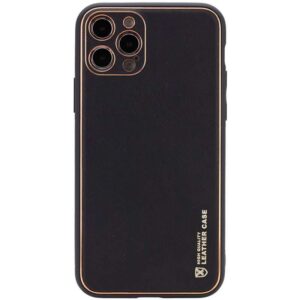 Чохол шкіряний Xshield для Apple iPhone 14 Pro (Чорний / Black)