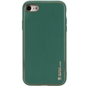 Чохол шкіряний Xshield для Apple iPhone 7 / 8 / SE (2020) (Зелений / Army green)