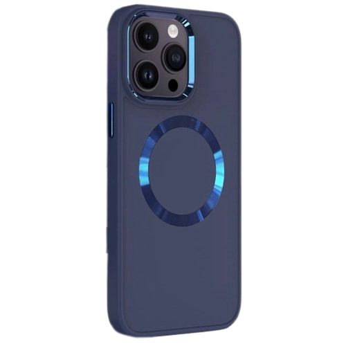 Чохол TPU Bonbon MagSafe для Apple iPhone Xs Max (Синій / Dark Blue) - Зображення 4