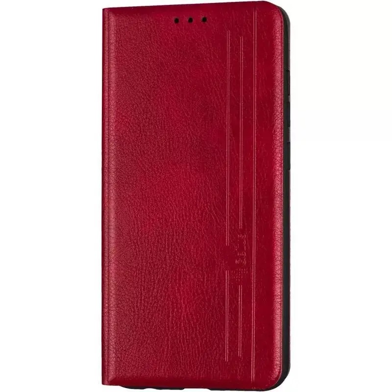 Чохол книжка Leather Mustang для Xiaomi Redmi Note 11 Pro/Note 12 Pro 4G Червоний - Зображення 2