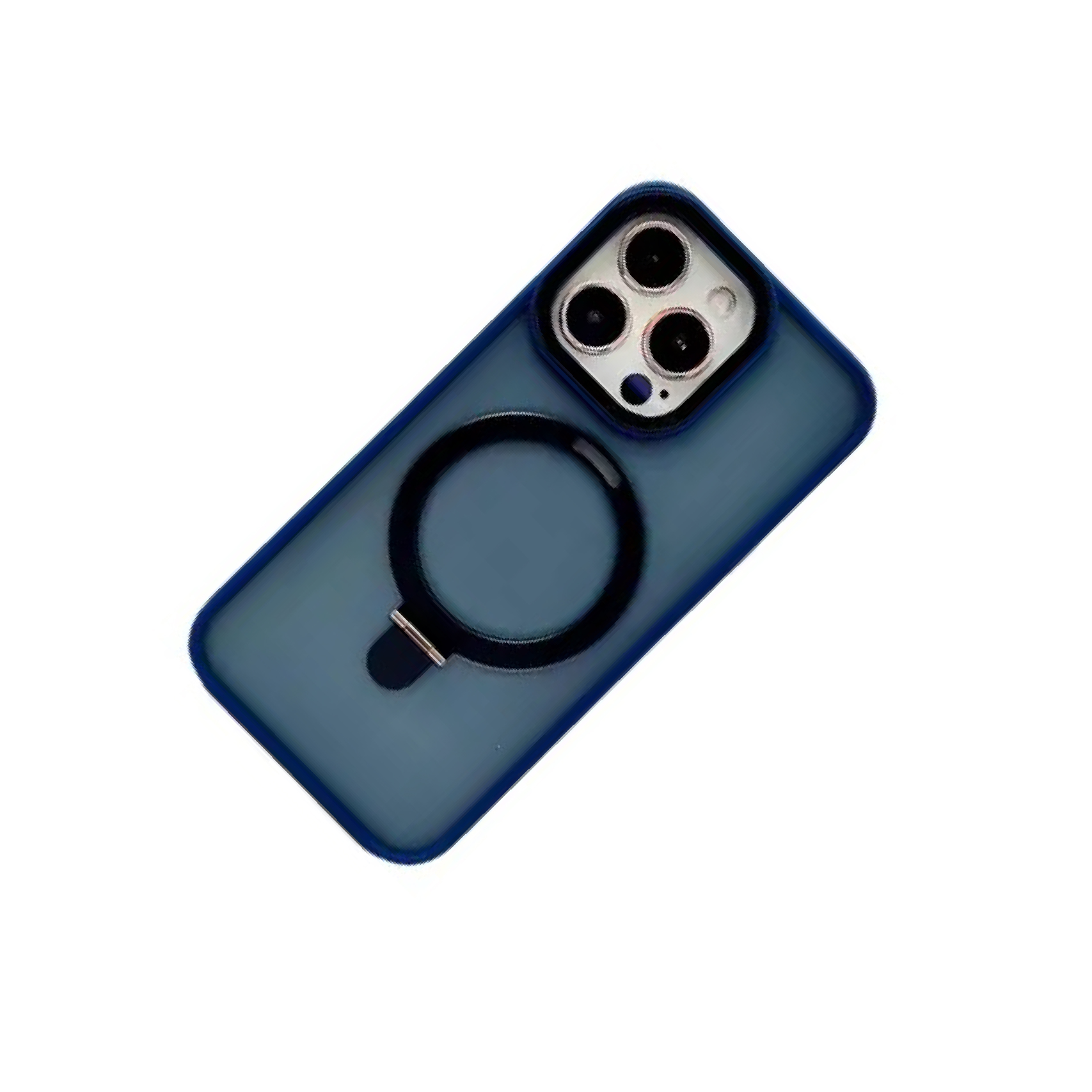 Чохол Metal Buttons Colorful MagSafe для Apple iPhone 12 Pro Max (Чорний) - Зображення 2