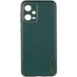 Чохол шкіряний Xshield для Xiaomi Poco X5 5G / Redmi Note 12 5G (Зелений / Army green)