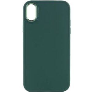 Чохол TPU Bonbon Colorful для Apple iPhone Xs Max (Зелений / Army green)