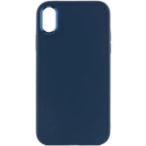 Чохол TPU Bonbon Metal Style для Apple iPhone XR (Синій / Denim Blue)
