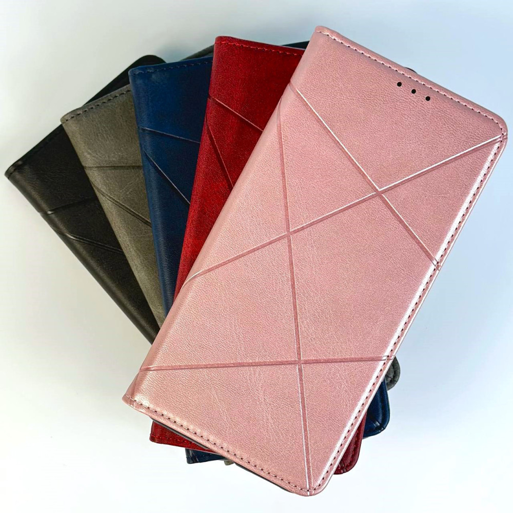 Чохол книжка Business Matte Line для Xiaomi Redmi 10 (Рожевий) - Зображення 3