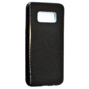 Чохол Glitter Silicon для Samsung G955 (S8 Plus) Чорний
