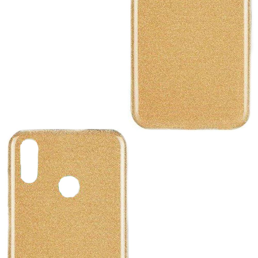 Чохол Remax Glitter Silicone для Huawei P Smart (2019) Золотой - Зображення 3