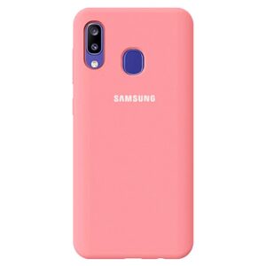 Чохол Original Silicone для Samsung A20/A30 Рожевий