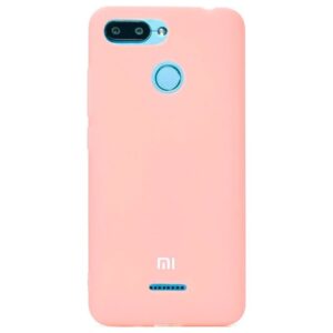 Чохол Original Silicone для Xiaomi Redmi 6 Рожевий