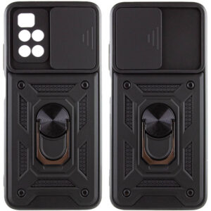 Чохол ударостійкий Camshield Serge Ring для Xiaomi Redmi 10 (Чорний)
