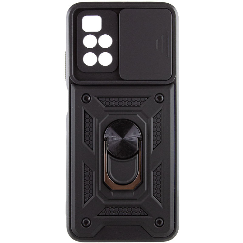 Чохол ударостійкий Camshield Serge Ring для Xiaomi Redmi 10 (Чорний) - Зображення 2