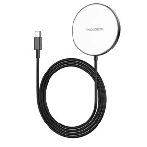 Бездротовий зарядний пристрій Borofone BQ17 15W MagSafe Чорний