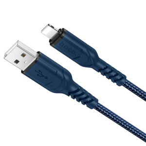 Кабель USB Hoco X59 Lightning Синій 1м