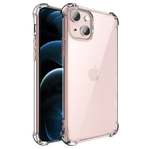 Чохол GETMAN Ease logo посилені кути для Apple iPhone 13 mini (5.4") Прозорий