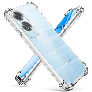 Чохол GETMAN Ease logo посилені кути для Oppo A60 Прозорий