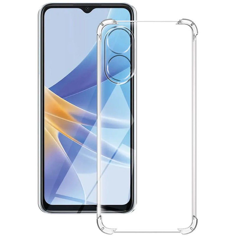 Чохол GETMAN Ease logo посилені кути для Oppo A17/Realme C33 Прозорий - Зображення 2