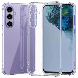 Чохол GETMAN Ease logo посилені кути для Samsung Galaxy S24 FE Прозорий