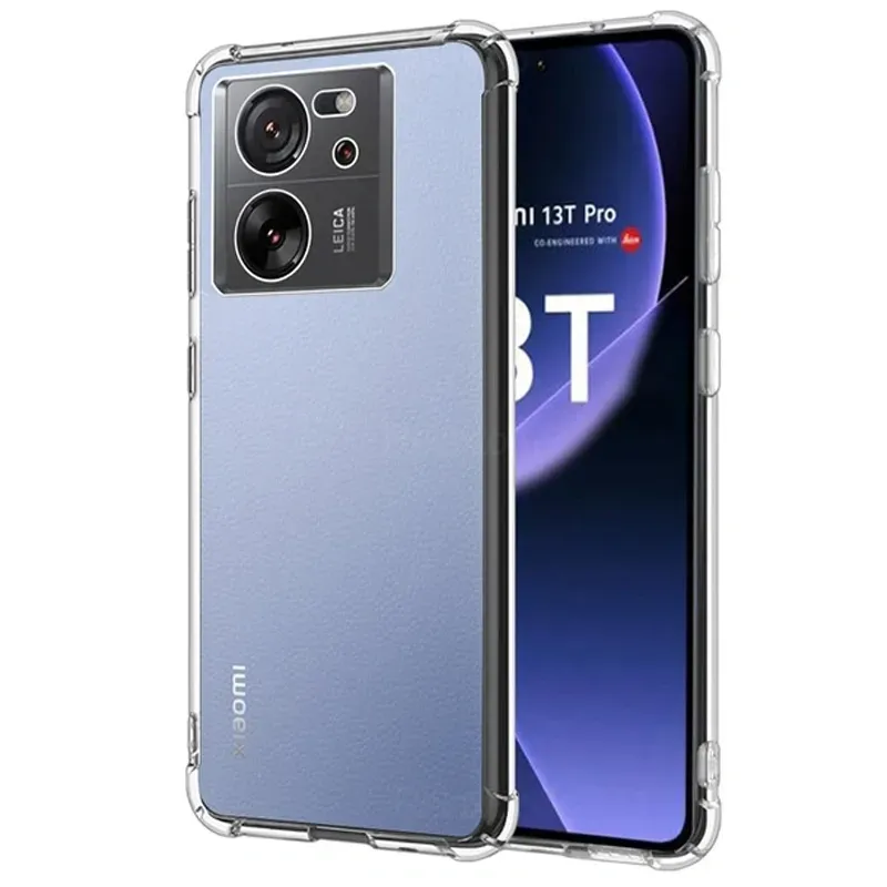 Чохол GETMAN Ease logo посилені кути для Xiaomi 13T Прозорий