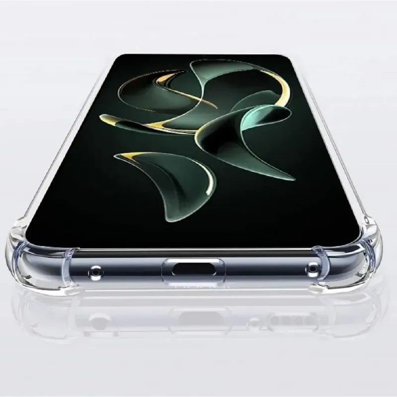 Чохол GETMAN Ease logo посилені кути для Xiaomi 13T Прозорий - Зображення 4