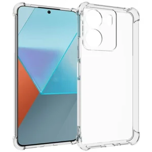 Чохол GETMAN Ease logo посилені кути для Xiaomi Redmi 13C / Poco C65 Прозорий