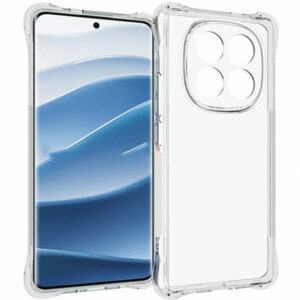 Чохол GETMAN Ease logo посилені кути для Xiaomi Redmi Note 14 Pro 4G Прозорий