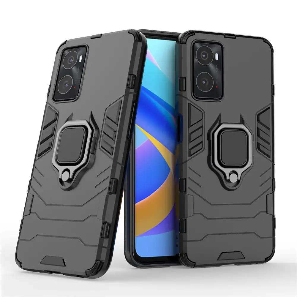 Чохол HONOR Hard Defence для Oppo A76/A96 Чорний - Зображення 2