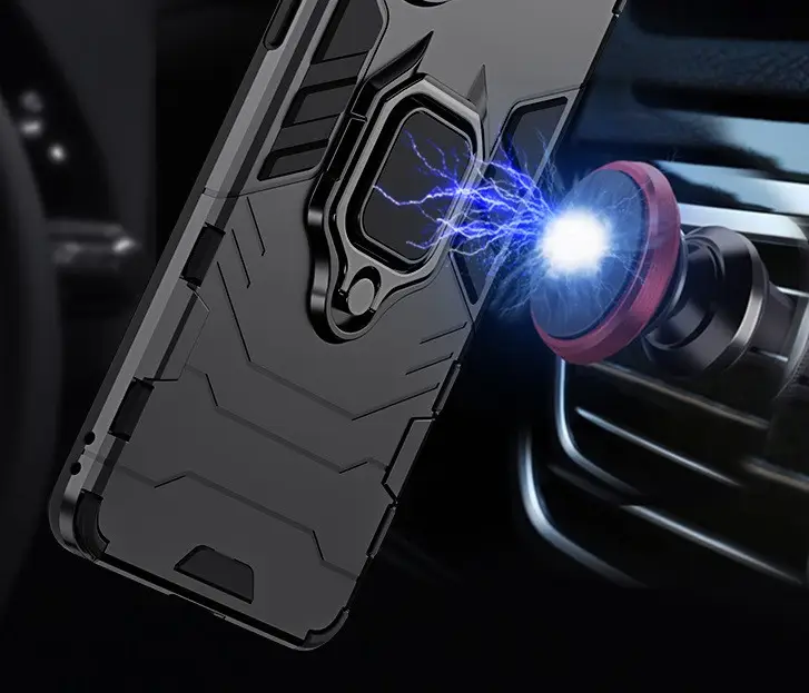 Чохол HONOR Hard Defence для Oppo A76/A96 Чорний - Зображення 7