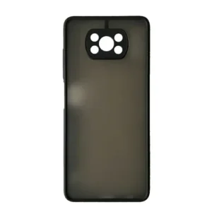 Чохол матовий силікон + бампер для Xiaomi Poco X3 Pro Чорний