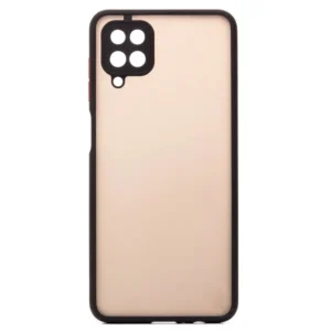 Чохол матовий силікон + бампер для Samsung A12 Чорний