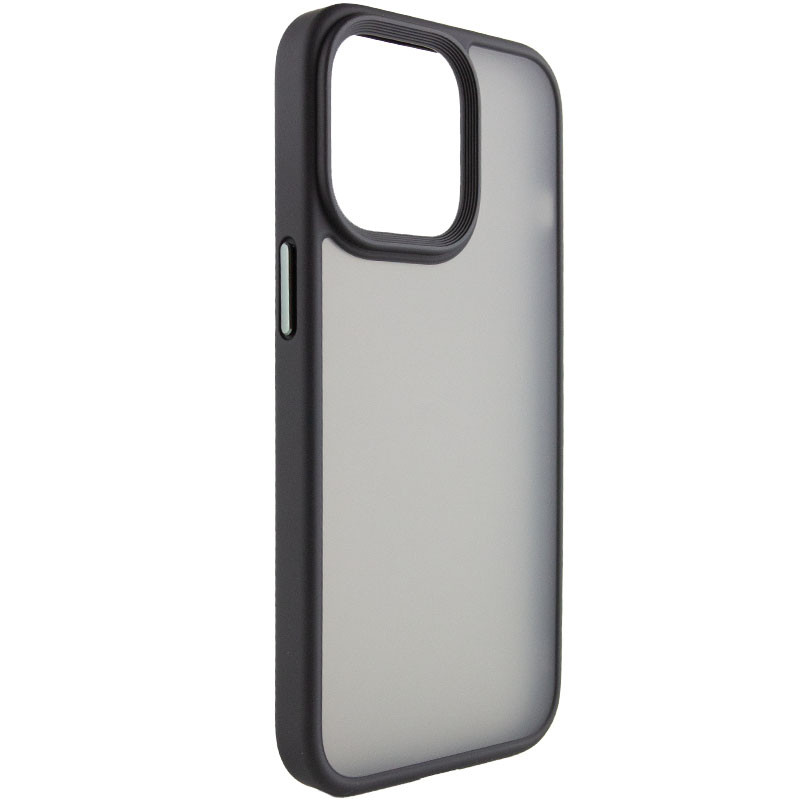 Чохол TPU+PC Metal Buttons для Apple iPhone 13 mini (5.4") (Чорний) - Зображення 3
