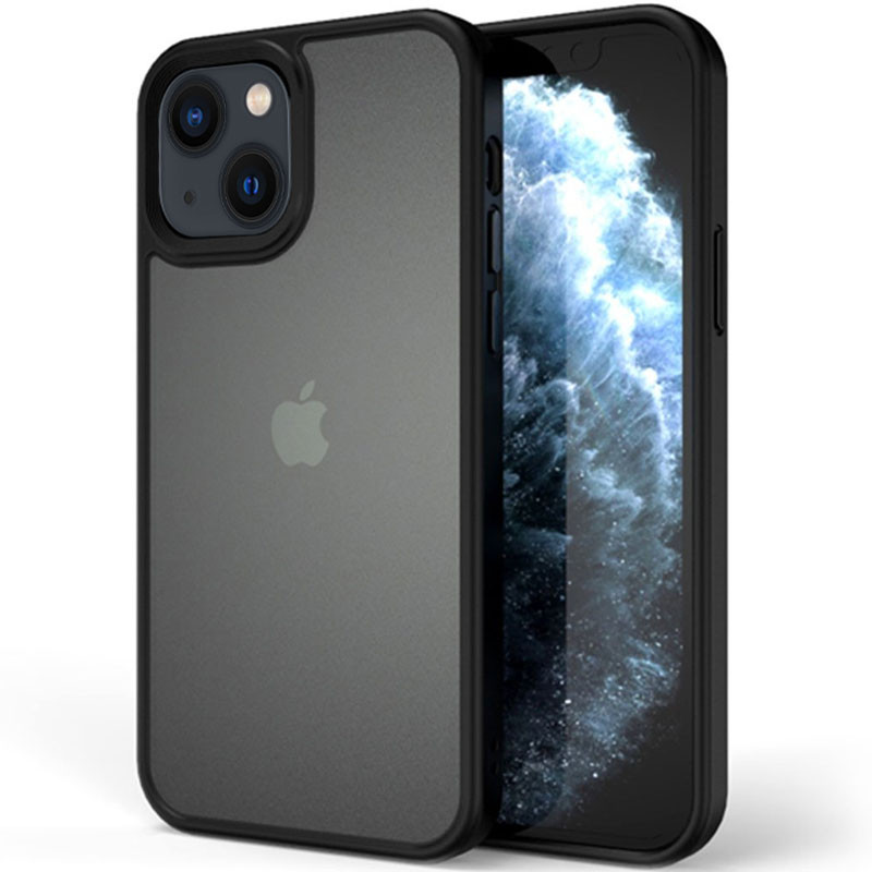 Чохол TPU+PC Metal Buttons для Apple iPhone 13 mini (5.4") (Чорний)