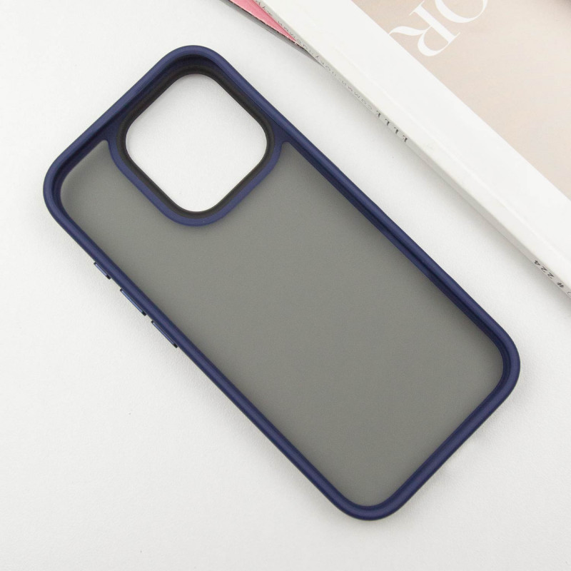 Чохол TPU+PC Metal Buttons для Apple iPhone 13 mini (5.4") (Синій) - Зображення 3
