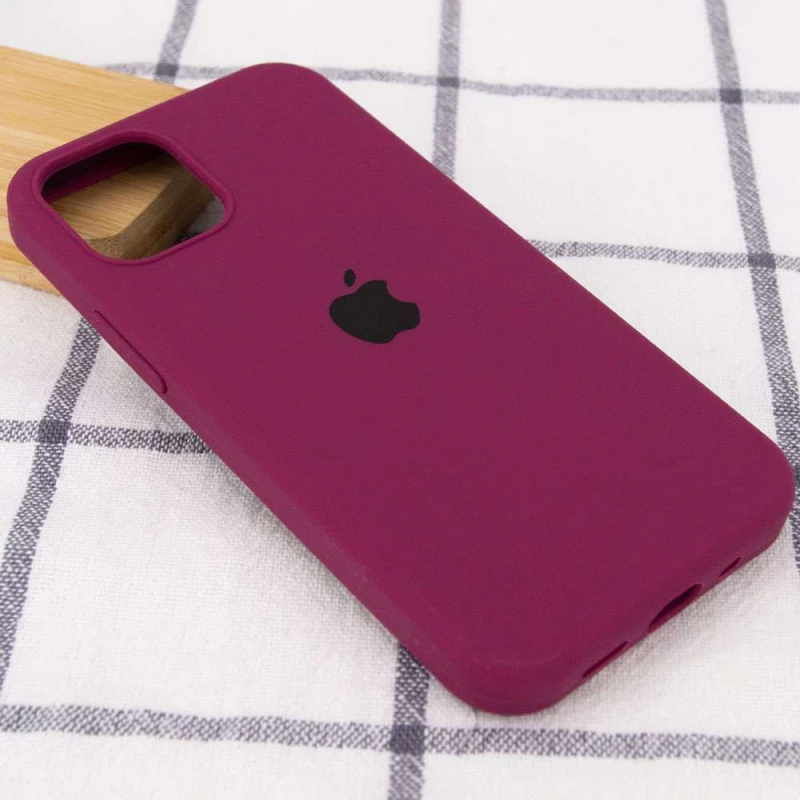 Чохол оригінальний для iPhone 13 Pro Full (Бордовий / Maroon) - Зображення 2